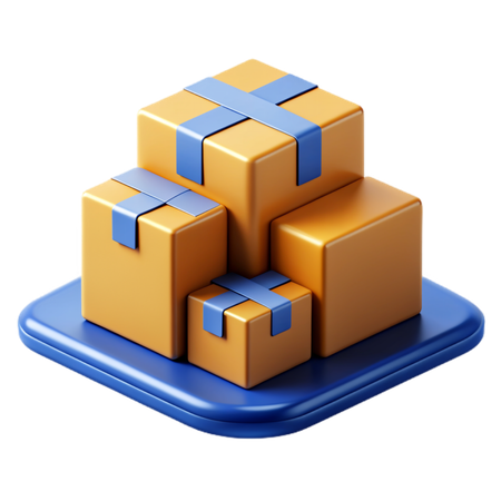 Logistic  3D Icon