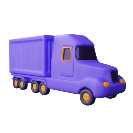 Container Truck Download This Item Now 3D Icon