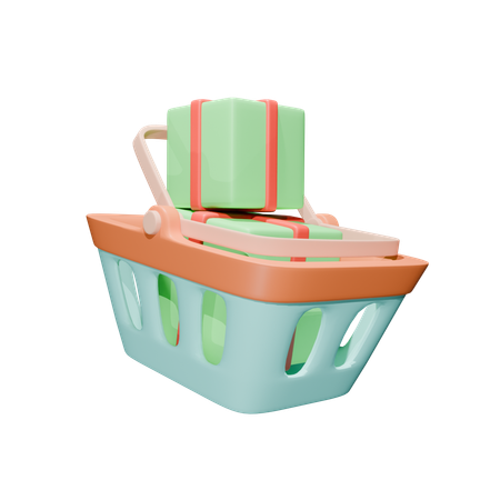 Logistic Basket  3D Icon