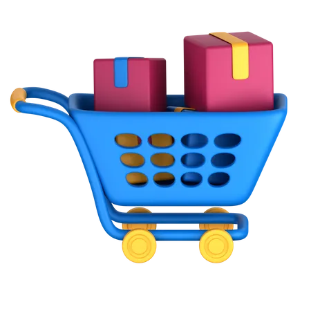 Logistic Cart  3D Icon