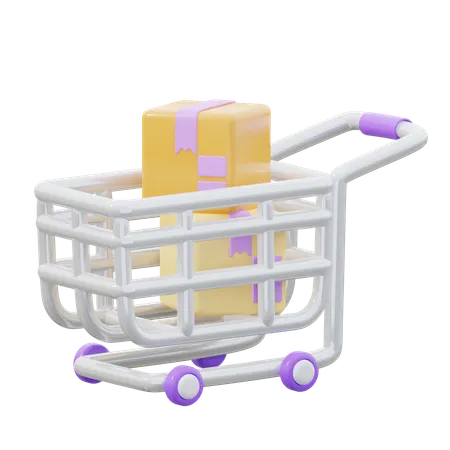 Logistic Cart  3D Icon