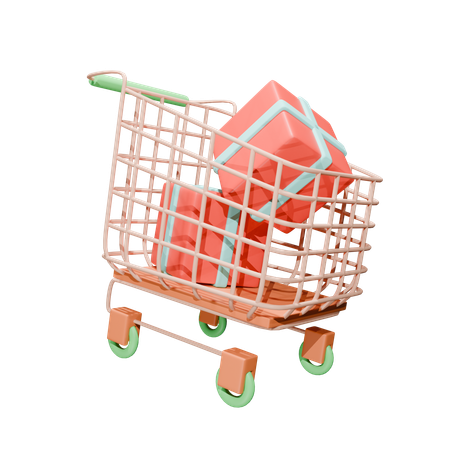 Logistic Cart  3D Icon