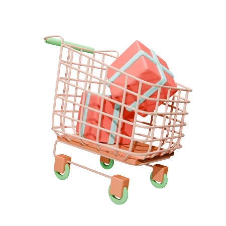 Logistic Cart  3D Icon