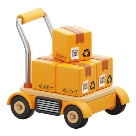 Logistic Dolly  3D Icon