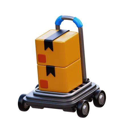 Logistic Dolly  3D Icon