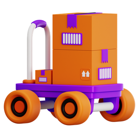 LOGISTIC DOLLY  3D Icon