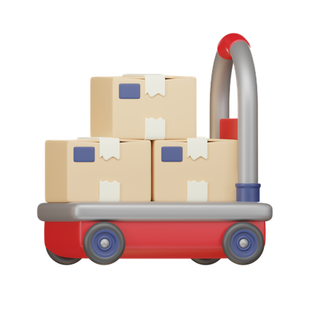 Logistic Dolly  3D Icon
