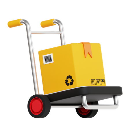 Logistic Dolly  3D Icon