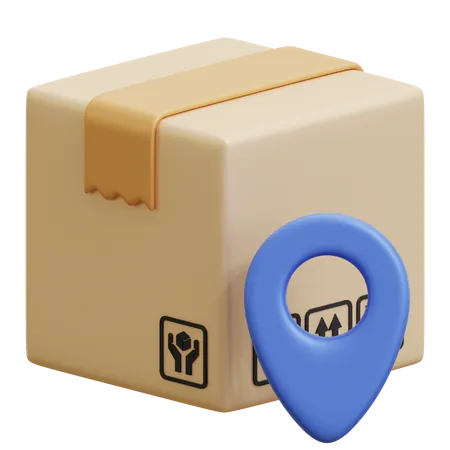 Logistic Location  3D Icon