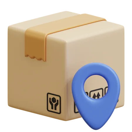 Logistic Location 3D Icon