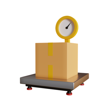 Logistic Scale  3D Icon