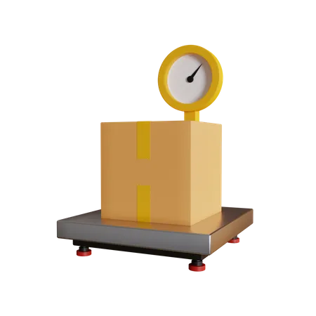 Logistic Scale  3D Icon