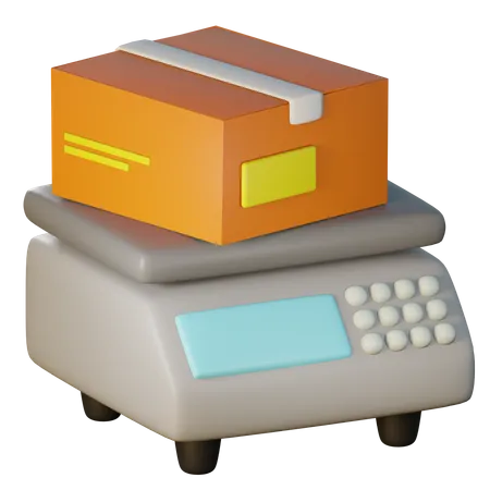 Logistic Scale  3D Icon