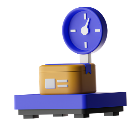 Logistic Scale  3D Icon