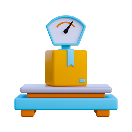 Logistic Scale  3D Icon