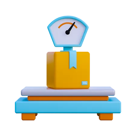 Logistic Scale  3D Icon