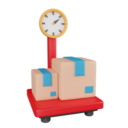 Logistic Scale 3D Icon