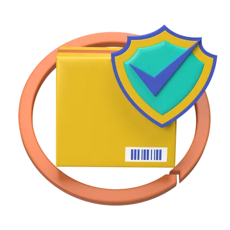 Logistic Security  3D Icon