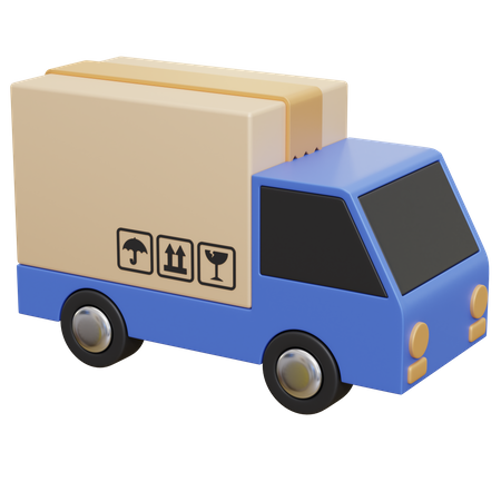 Logistic Truck  3D Icon