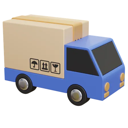 Logistic Truck  3D Icon