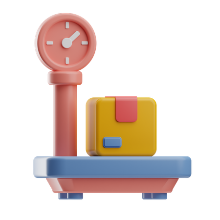 Logistic Weight Scale  3D Icon