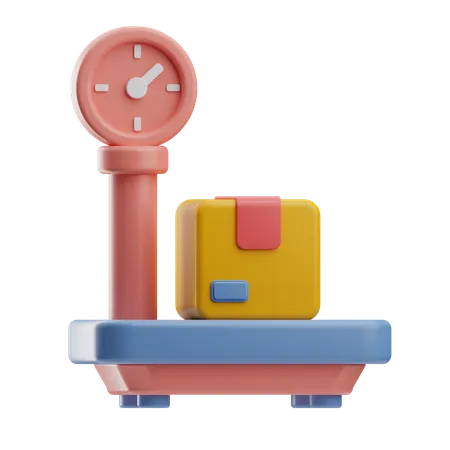 Logistic Weight Scale  3D Icon