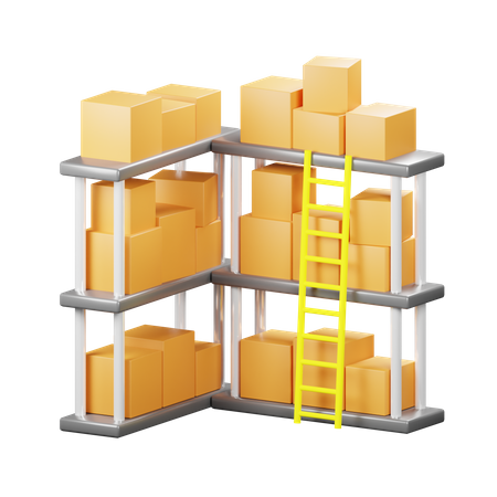 Logística de fabricação  3D Icon