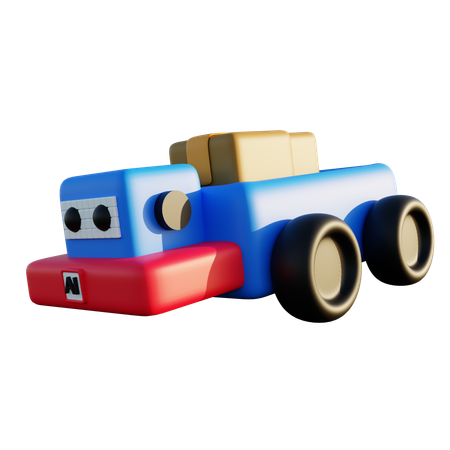 Logistics Artificial Intelligence  3D Icon