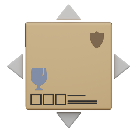 Logistics Box  3D Icon