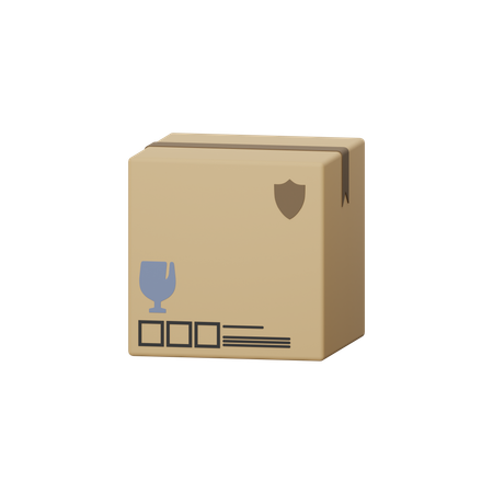 Logistics Box  3D Icon