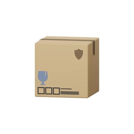 Logistics Box  3D Icon