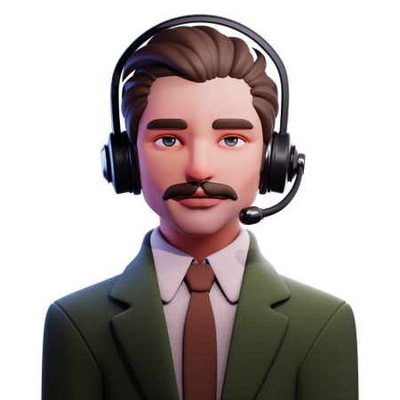 Logistics Head  3D Icon
