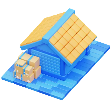 Logistics Office  3D Icon