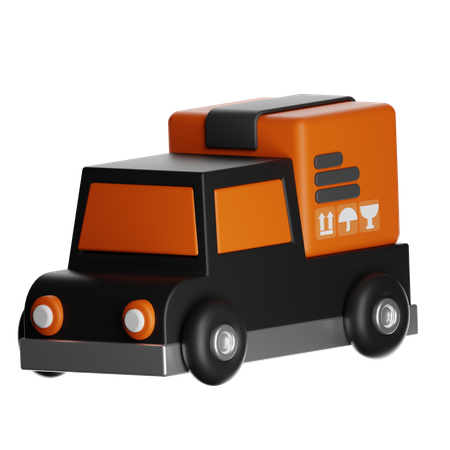Logistics Truck  3D Icon
