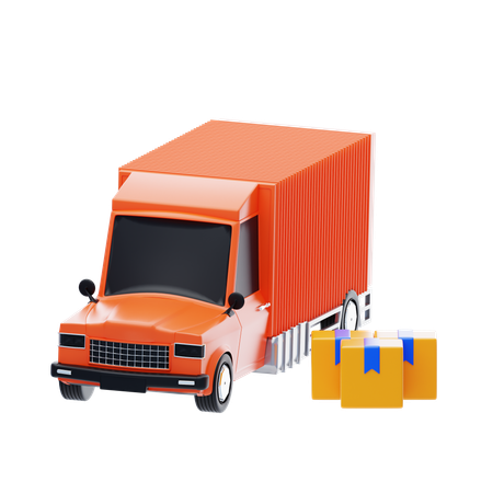 Logistik Lieferung  3D Icon