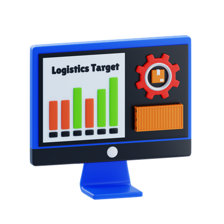 Logistiksoftware  3D Icon