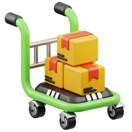 Logistikwagen  3D Icon