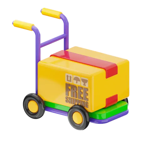 Logistikwagen  3D Icon