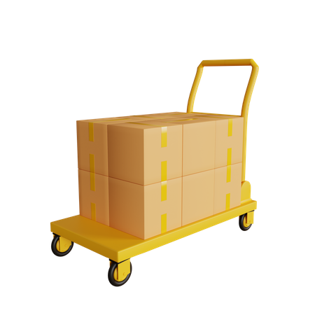 Logistikwagen  3D Icon