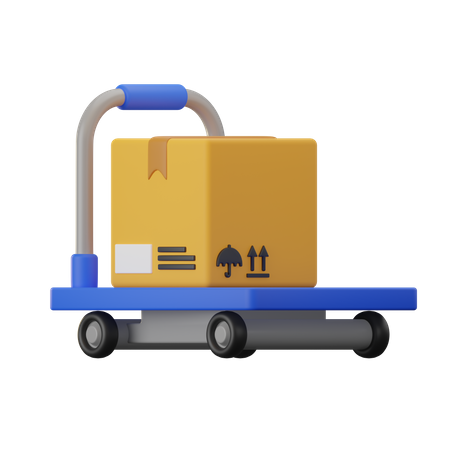 Logistikwagen  3D Icon