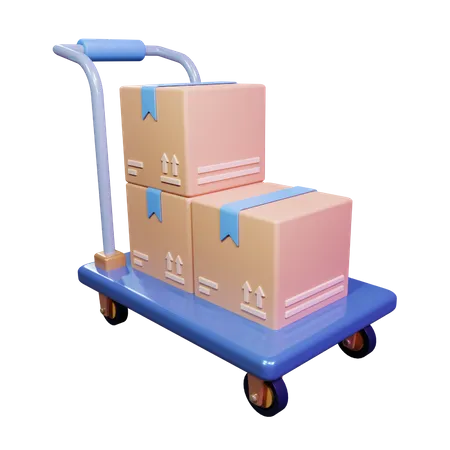 Logistikwagen  3D Icon