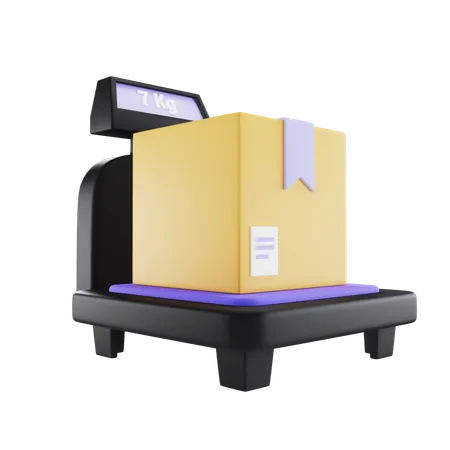 Logistikwaage  3D Icon