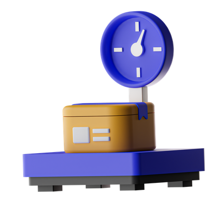 Logistikwaage  3D Icon