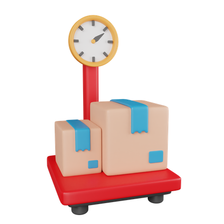 Logistikwaage  3D Icon