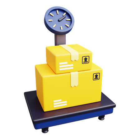 Logistikwaage  3D Icon