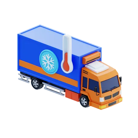 Logistique de la chaîne du froid  3D Icon