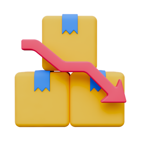 Logistique en panne  3D Icon