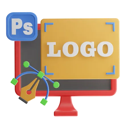 Logo Design  3D Icon