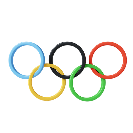 Logo des jeux olympiques  3D Icon