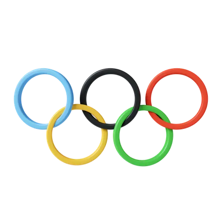 Logo des jeux olympiques  3D Icon